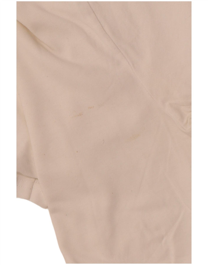 Camiseta masculina BENETTON grande algodão branco