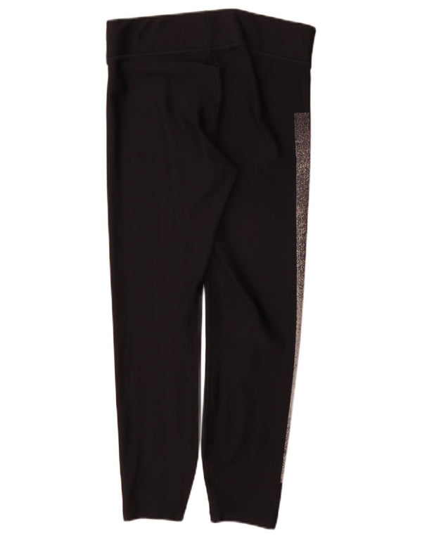 Under Armour Womens Heat Gear Graphic Leggings Reino Unido 14 Médio Preto