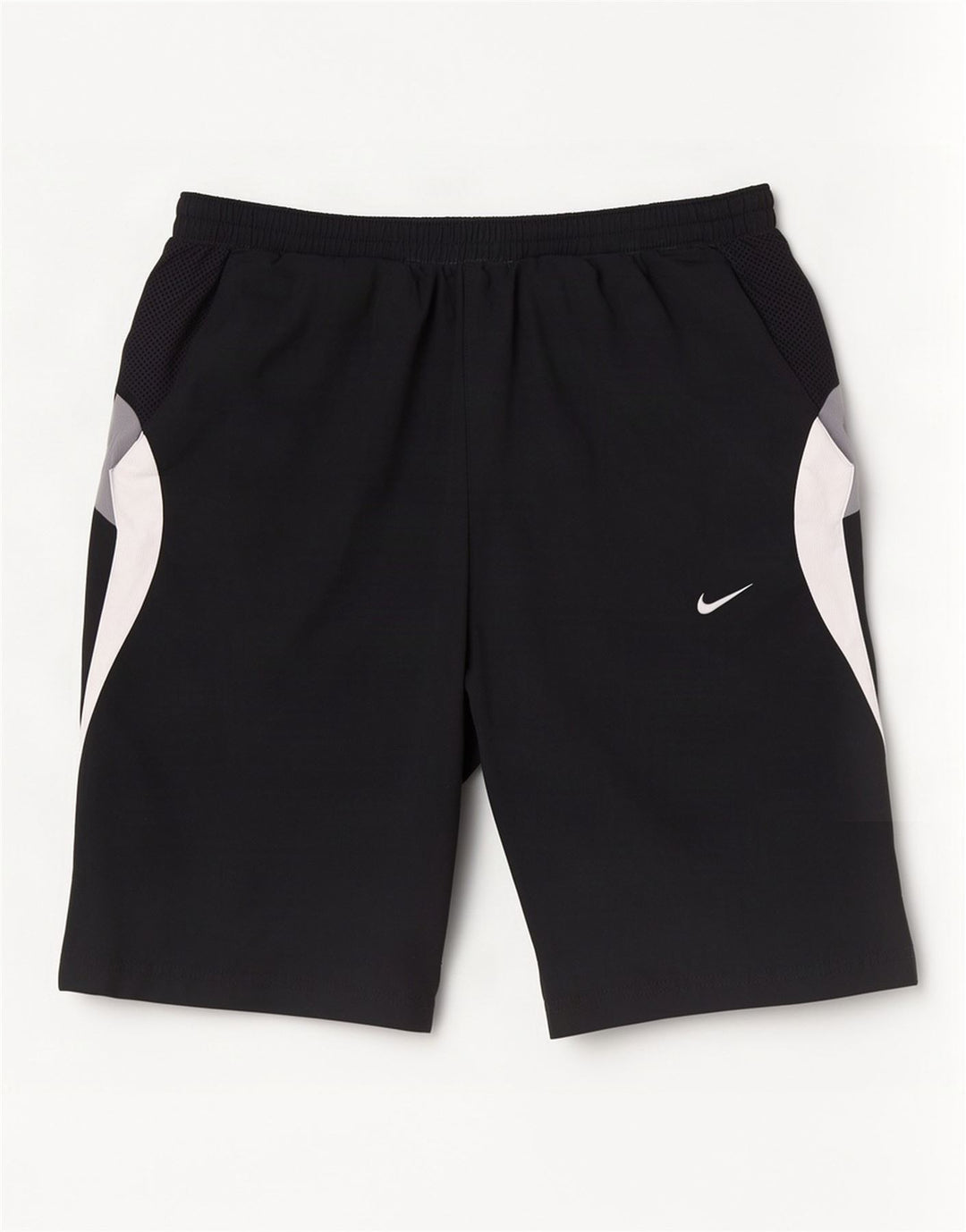 Shorts esportivos masculinos Nike pequenos poliéster colorblock preto
