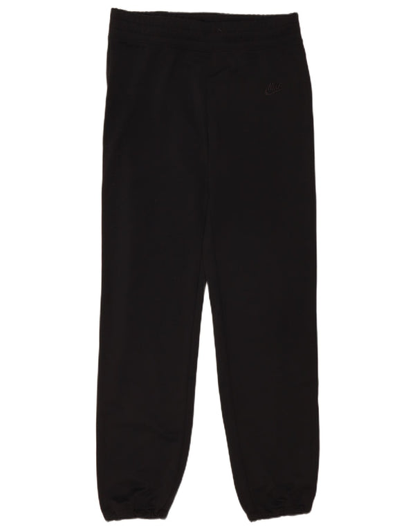 Calça de treino feminina Nike Joggers UK 10 pequeno poliéster preto