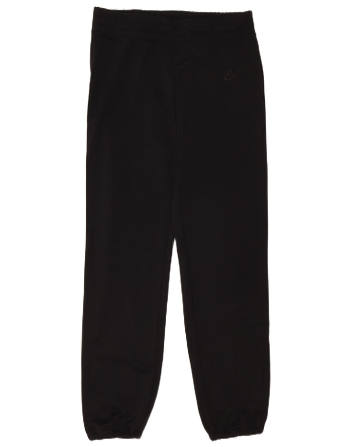 Calça de treino feminina Nike Joggers UK 10 pequeno poliéster preto