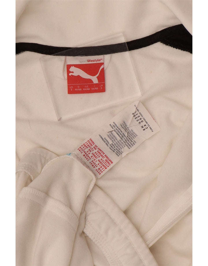 Puma Mens Tracksuit Top Jacket Pequeno Poliéster Branco