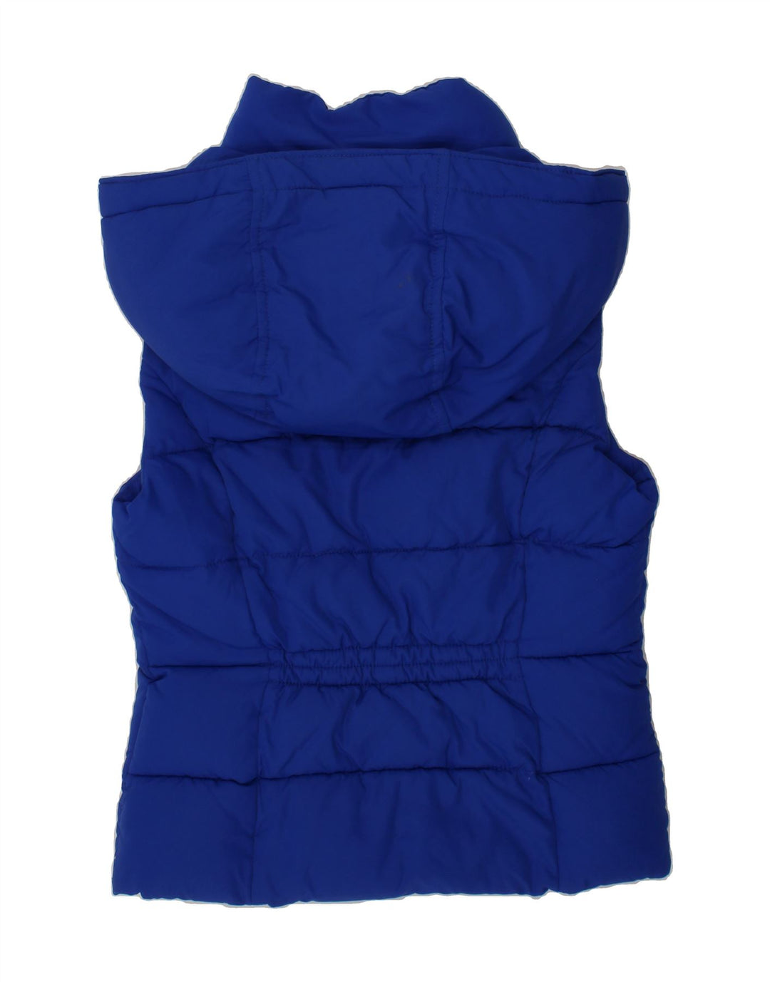 HOLLISTER Girls Hooded Padded Gilet 5-6 Years XS Blue Vintage Hollister and Second-Hand Hollister from Messina Hembry 