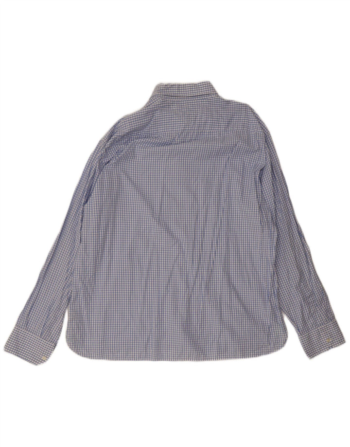 Camisa masculina Tommy Hilfiger 2XL algodão xadrez azul