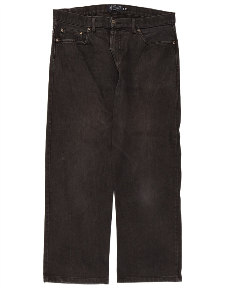 Jeans retos masculinos Marks & Spencer W36 L27 algodão preto