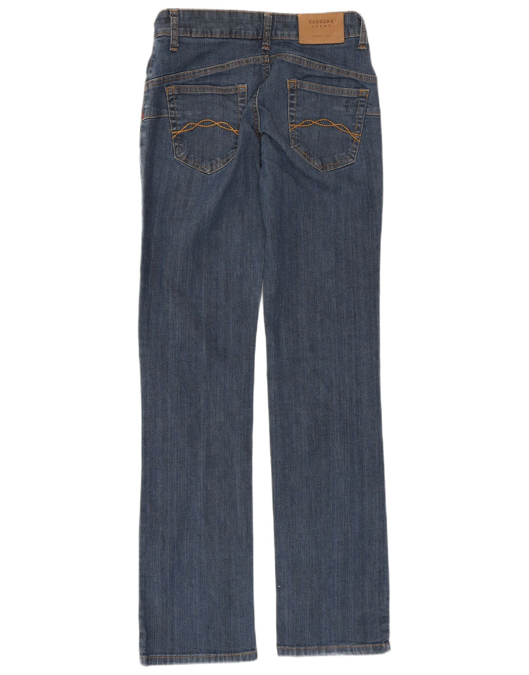 Calça jeans reta feminina CARRERA IT 42 médio W28 L33 algodão azul