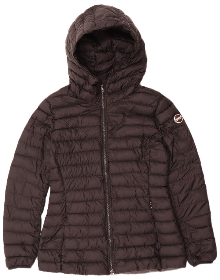 Jaqueta acolchoada com capuz feminino Colmar IT 46 grande poliamida preta