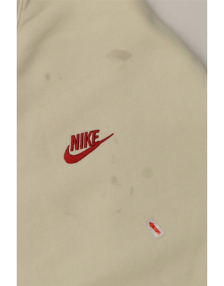 Nike moletom masculino jumper grande algodão branco