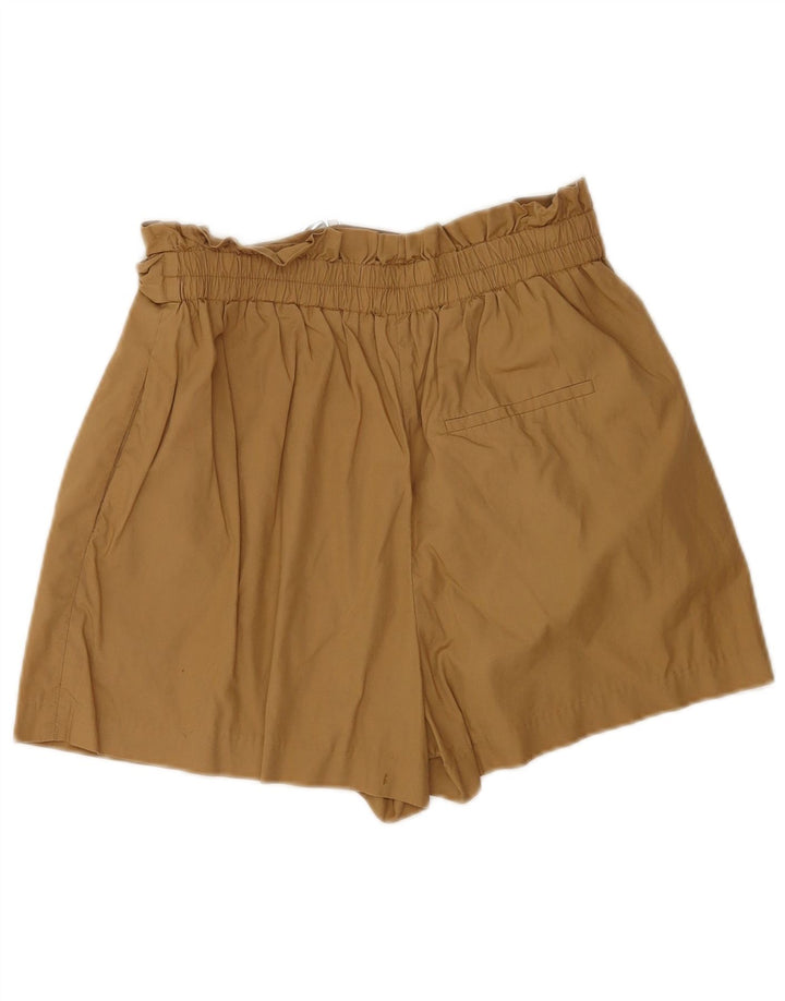 Shorts casuais femininos Zara Pegged médio W28 marrom