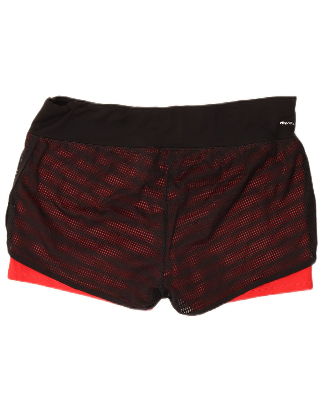 Shorts esportivos femininos ADIDAS Climalite UK 20/22 XL preto poliéster