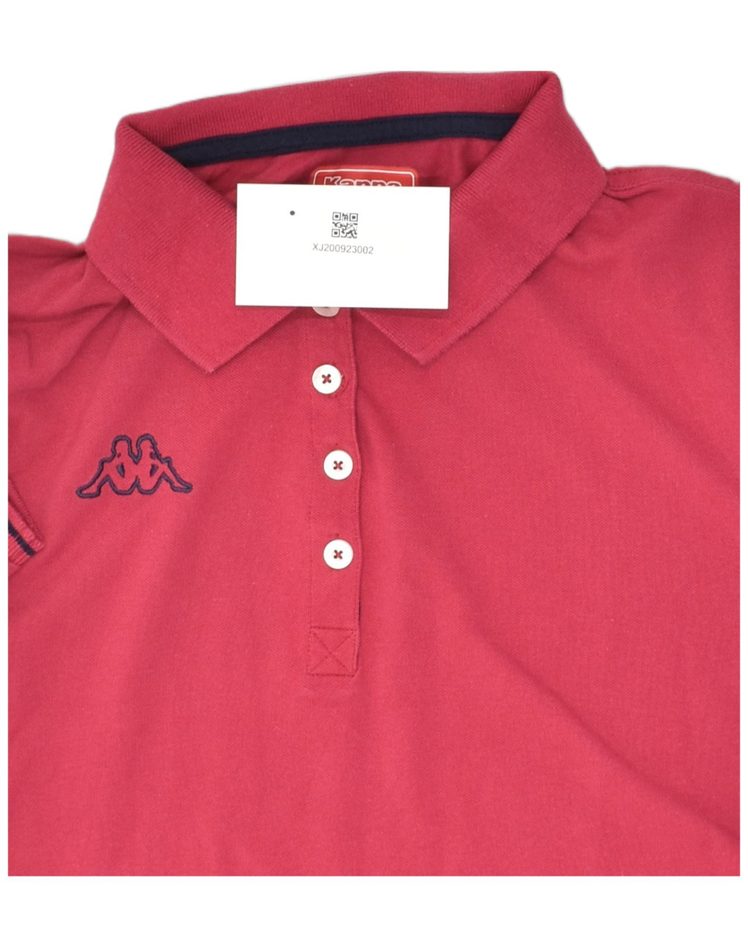 KAPPA Womens Polo Shirt UK 18 XL Pink Cotton | Vintage Kappa | Thrift | Second-Hand Kappa | Used Clothing | Messina Hembry 
