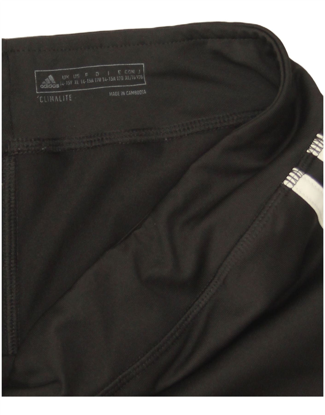 Leggings Adidas Meninas Climalite 14-15 Anos Preto Poliéster