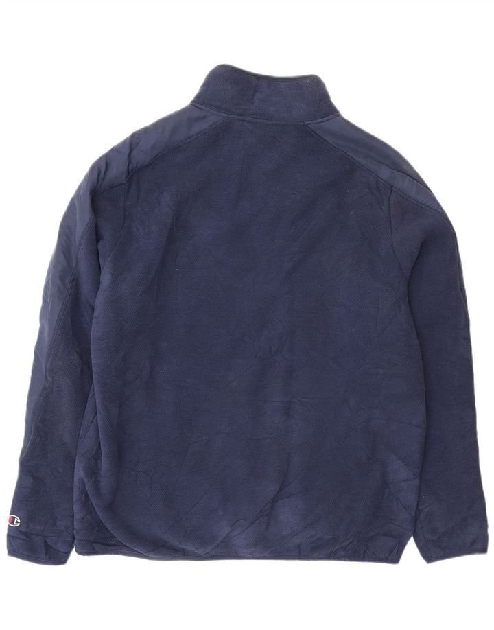 Jaqueta masculina Sherpa Champion UK 42 XL azul marinho poliéster