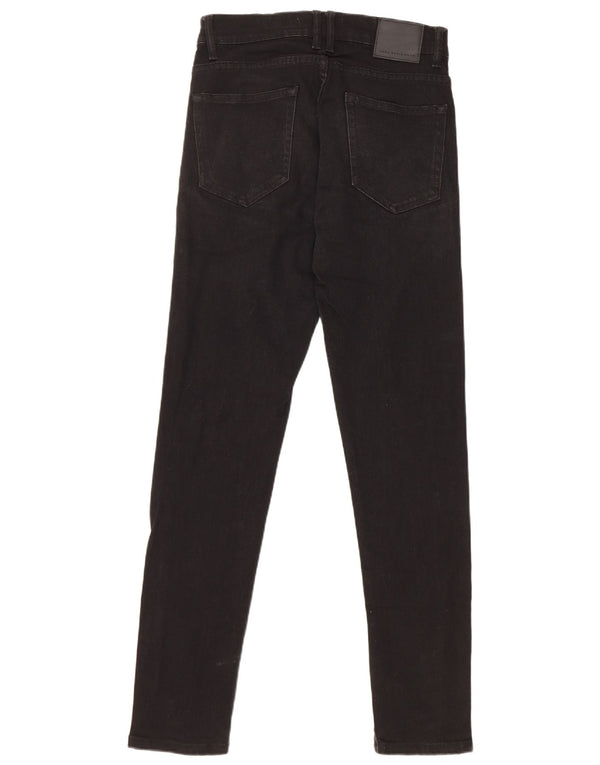 Zara Mens Skinny Jeans EU 38 Pequeno W30 L32 Algodão Preto