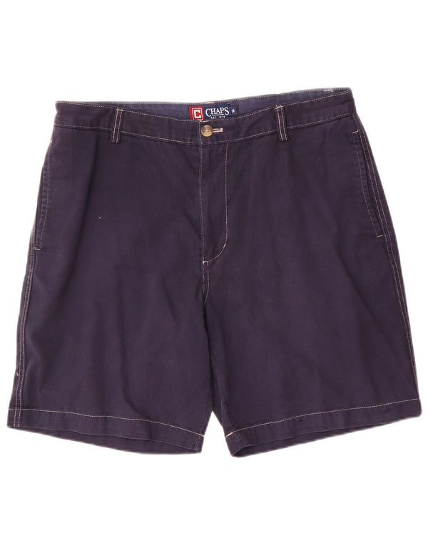 Shorts Chino Masculino Chaps Grande W34 Azul Marinho Algodão