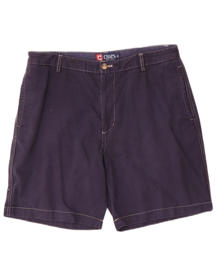 Shorts Chino Masculino Chaps Grande W34 Azul Marinho Algodão