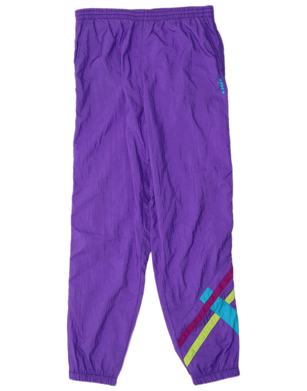 Calça de treino masculina Diadora Joggers XL roxo Colourblock poliamida