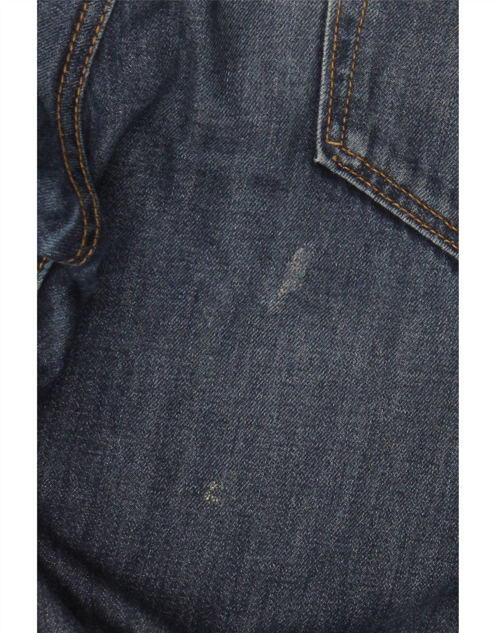 Levi's Masculino 514 Straight Jeans W32 L30 Azul Marinho Algodão