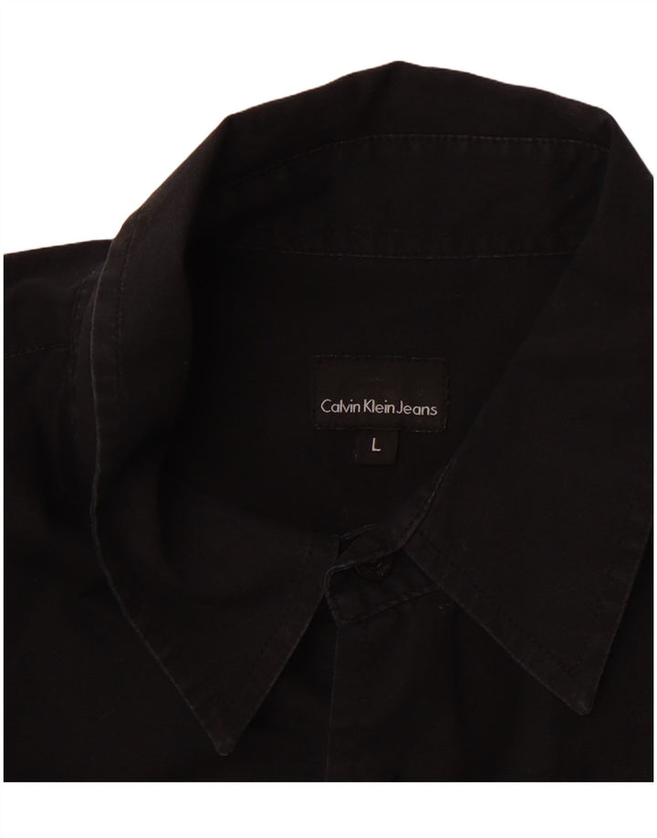 Camisa masculina CALVIN KLEIN grande preta