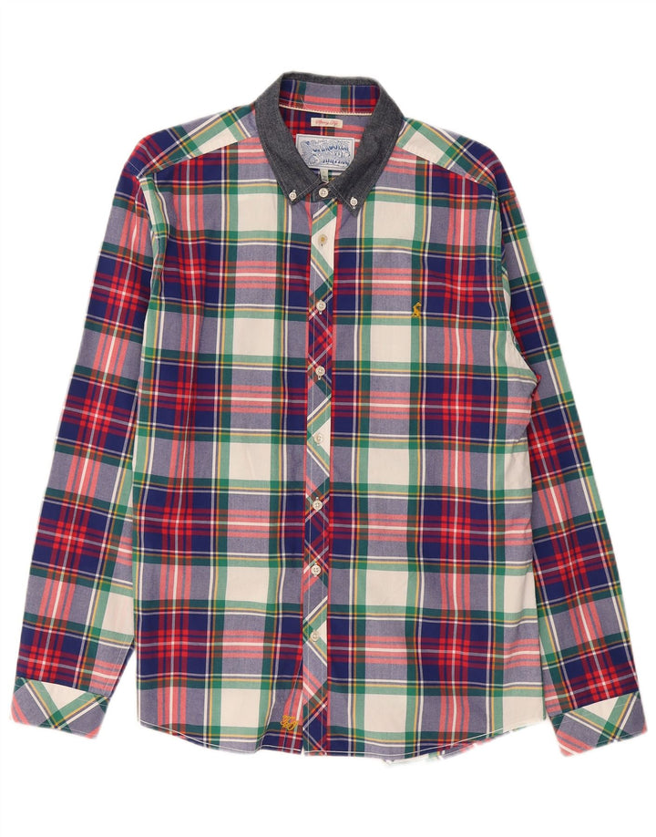 JOULES Camisa masculina Superduper grande xadrez multicolorida