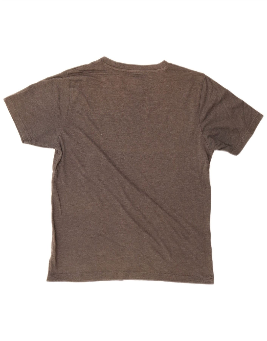 Camiseta gráfica masculina New Balance cinza médio