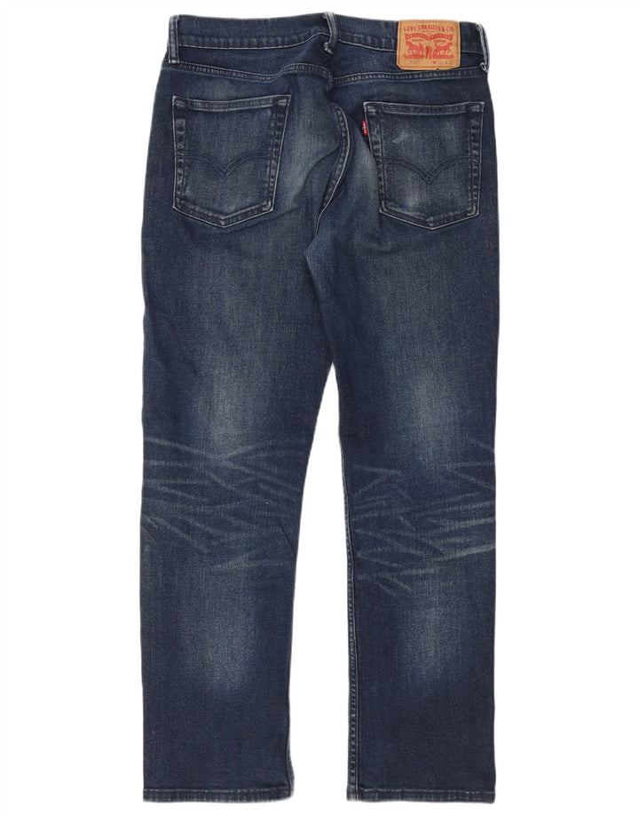 Levi's Masculino 514 Straight Jeans W31 L30 Azul Algodão