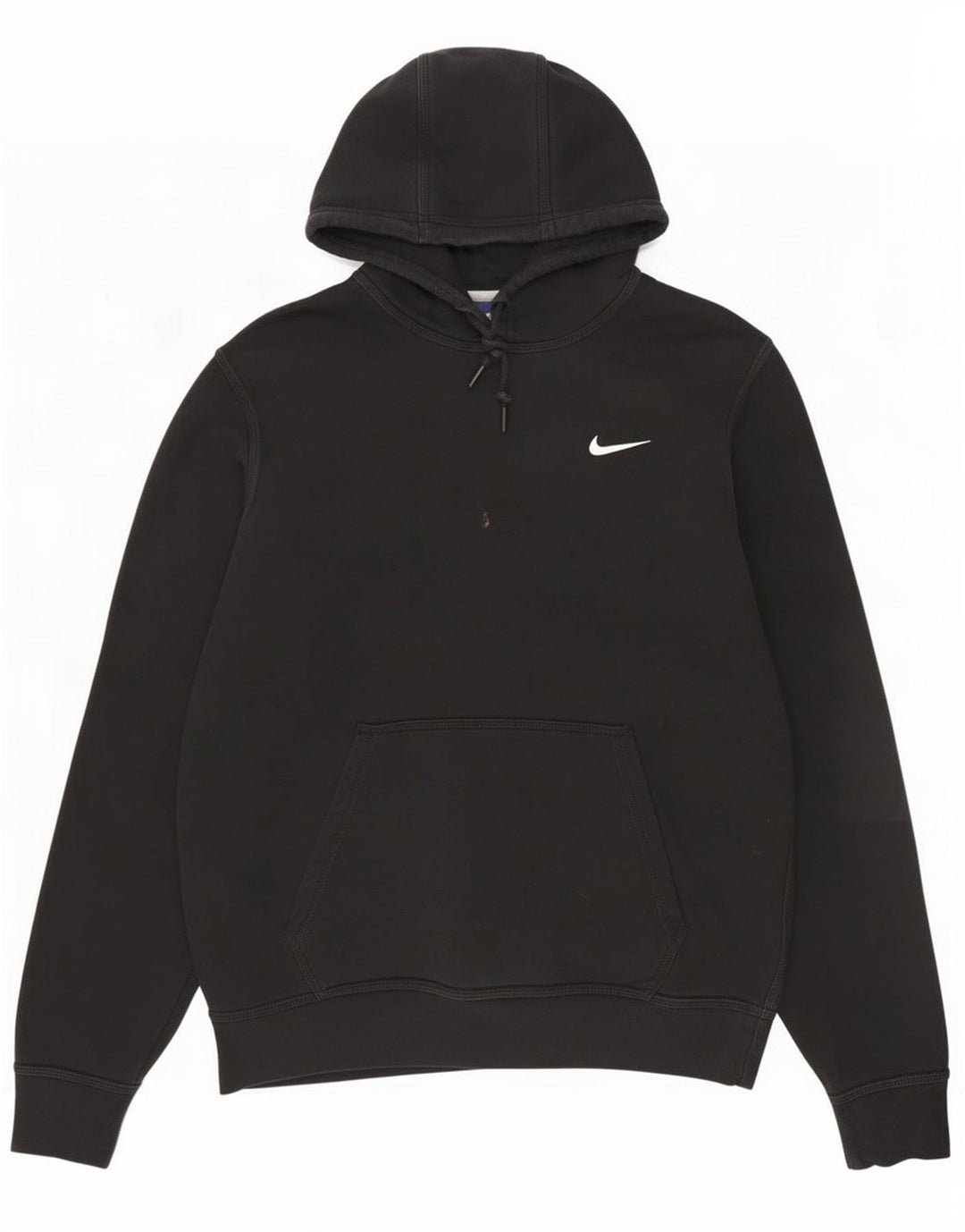 Nike Mens Hoodie Jumper Médio Algodão Preto