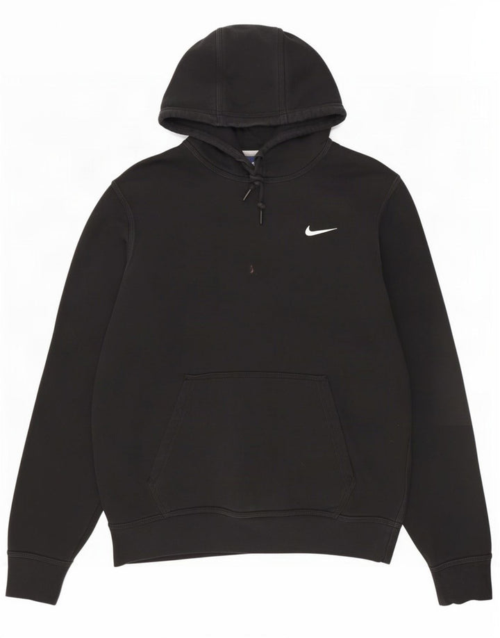Nike Mens Hoodie Jumper Médio Algodão Preto