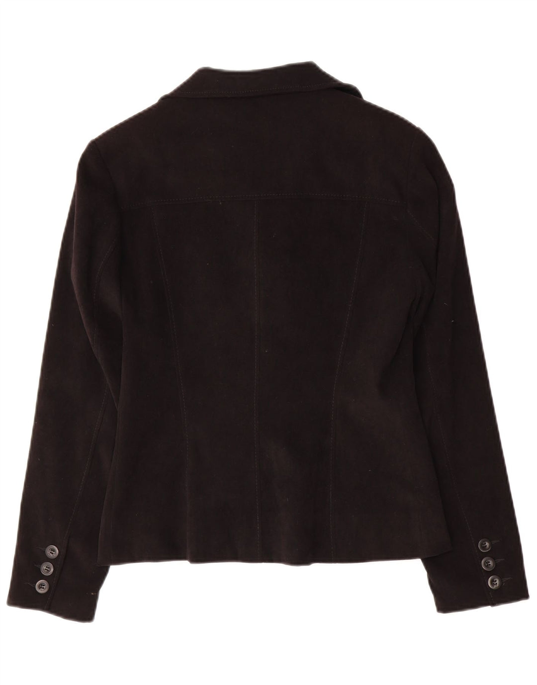 HENNES Womens 4 Button Blazer Jacket EU 38 Medium Black Polyester