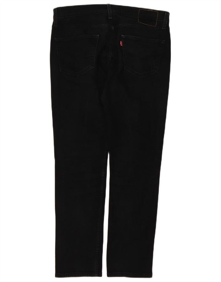 Levi's Mens Jeans Slim W34 L32 Algodão Preto