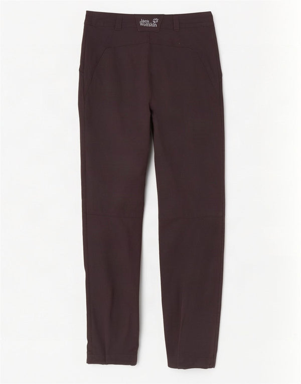 Calça corta-vento feminina Jack Wolfskin UK 8 pequena W26 L30 preta