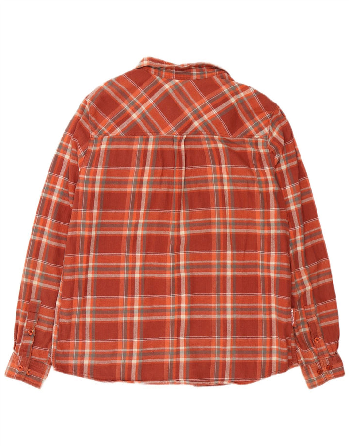 Camisa masculina de flanela MOUNTAIN WAREHOUSE grande algodão xadrez vermelho