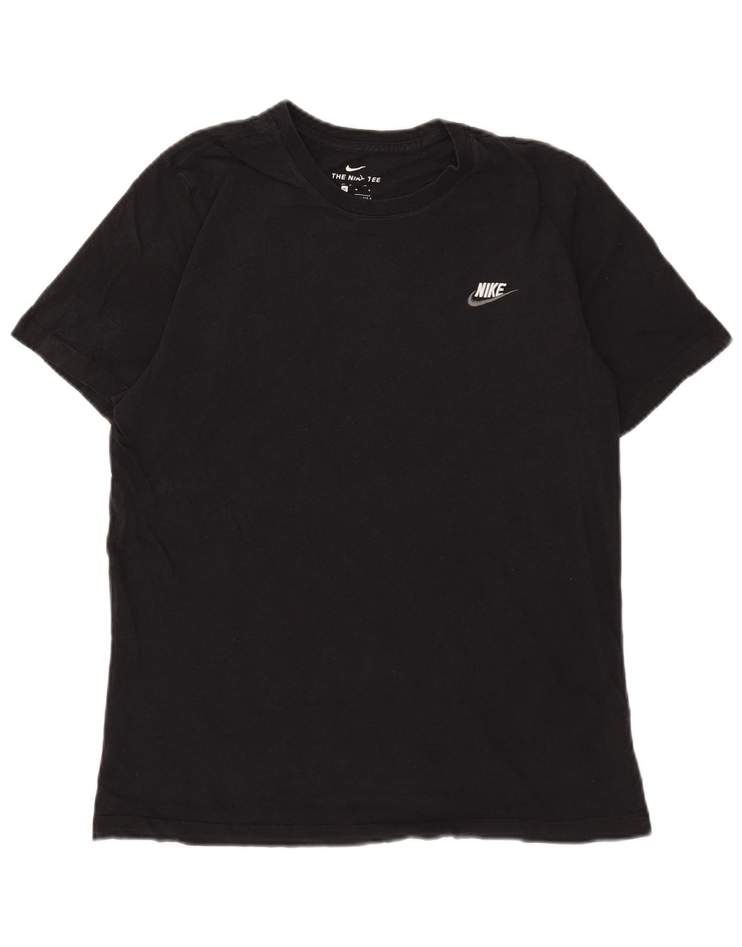 Camiseta Nike masculina gráfica Top médio algodão preto