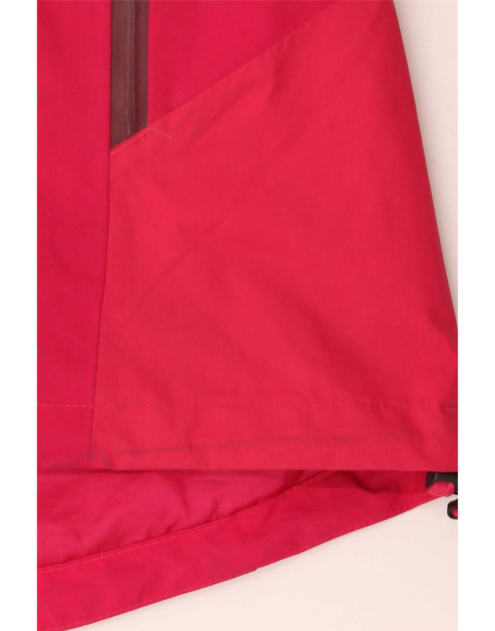 Jaqueta de chuva feminina com capuz Berghaus UK 10 pequena poliamida rosa