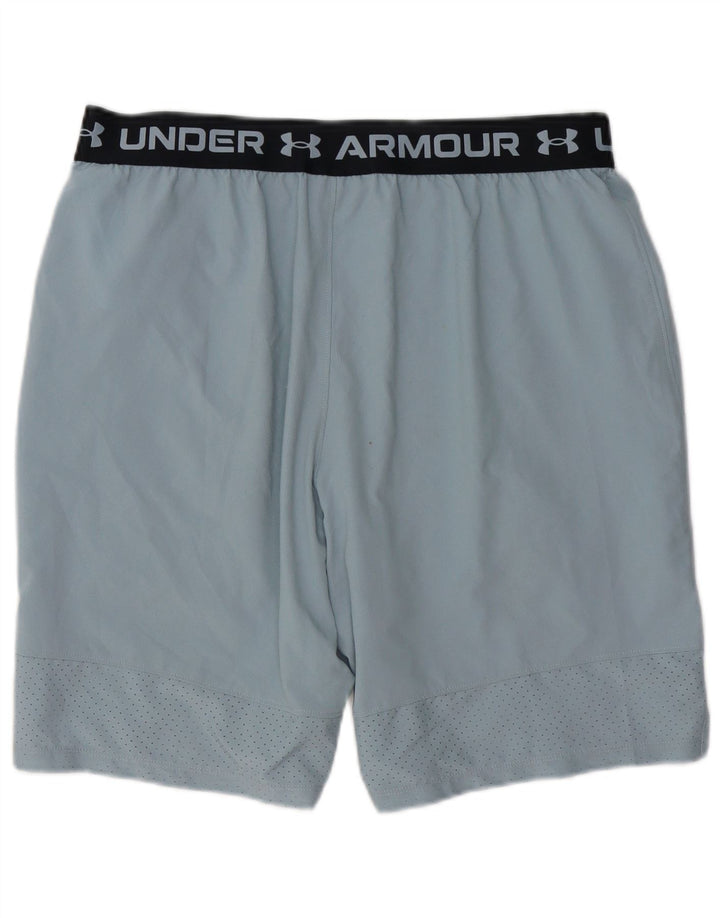 Shorts esportivos gráficos masculinos UNDER ARMOUR poliéster azul grande