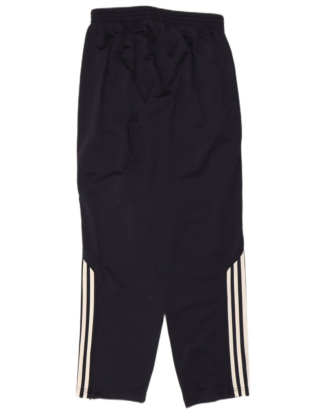 Calças de treino masculinas Adidas UK 40/42 poliéster azul marinho médio