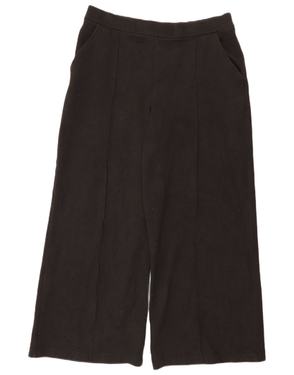 Lee Calça feminina casual de perna larga W36 L30 preta