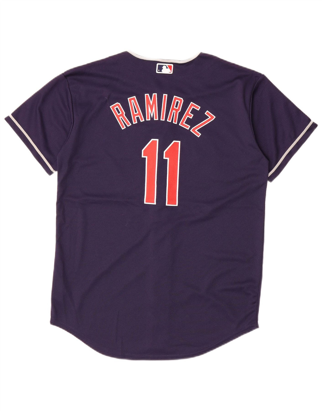 MERCADORIA GENUÍNA Camiseta masculina Indians 14-15 anos grande azul marinho