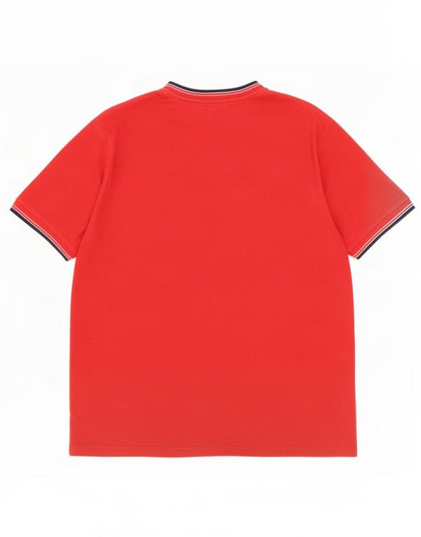 Camiseta masculina Pierre Cardin Top 2XL algodão vermelho