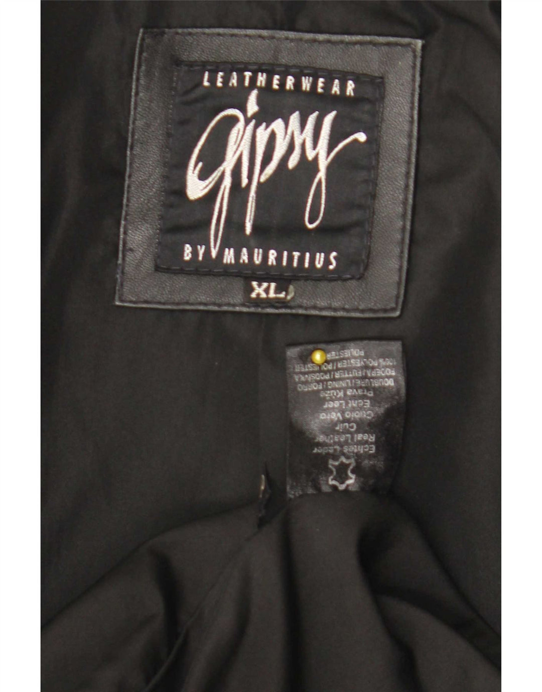 Gipsy by Mauritius Jaqueta blazer masculina de 3 botões Reino Unido 42 XL preta