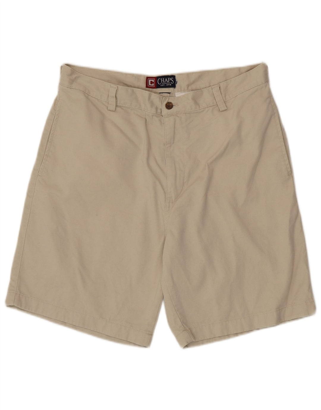 Shorts Chino Masculino Chaps W34 Grande Bege