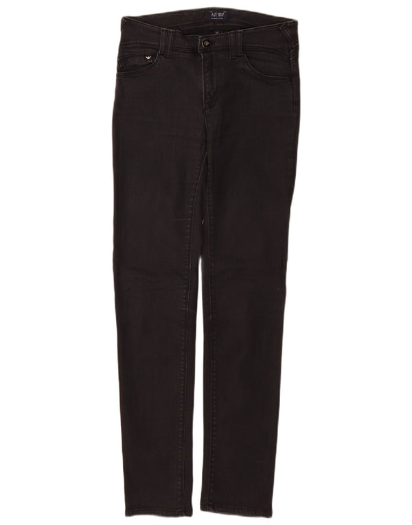 Calça jeans skinny feminina Armani W25 L29 algodão azul marinho