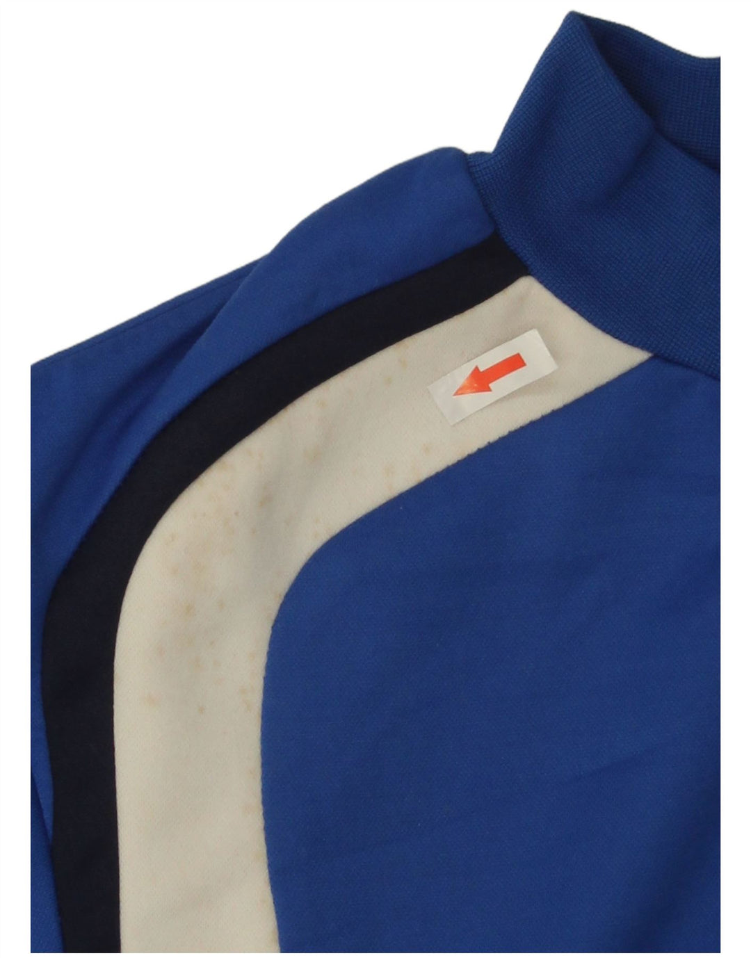 Diadora Mens Moletom Jumper Pequeno Azul Colorblock Poliéster