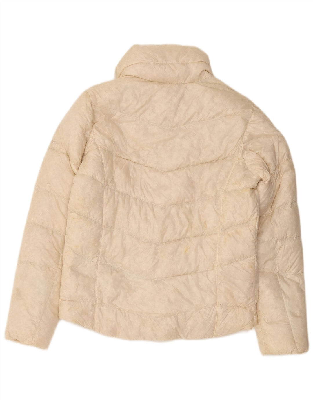 Jaqueta Columbia Feminina Titanium Oversized Acolchoada Reino Unido 6 XS Bege Nylon