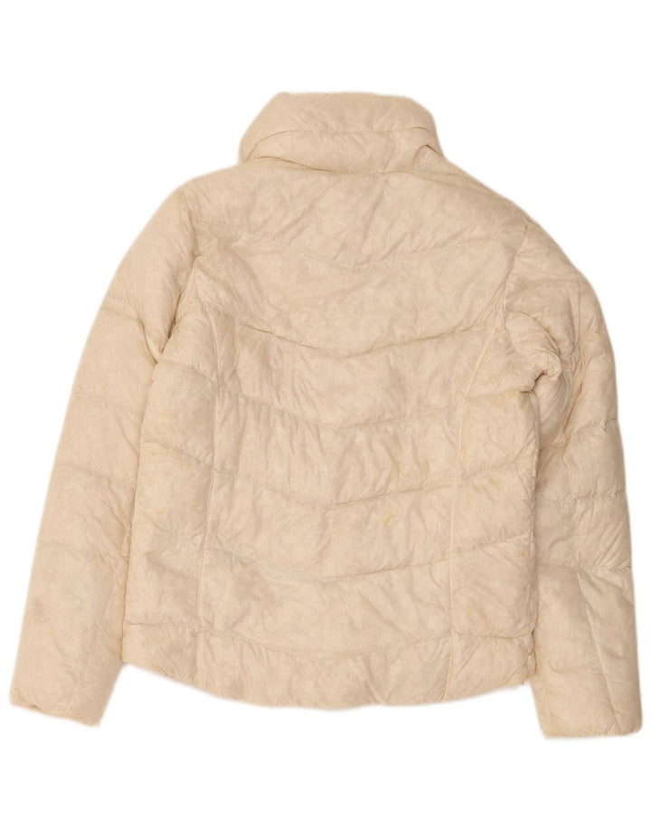 Jaqueta Columbia Feminina Titanium Oversized Acolchoada Reino Unido 6 XS Bege Nylon