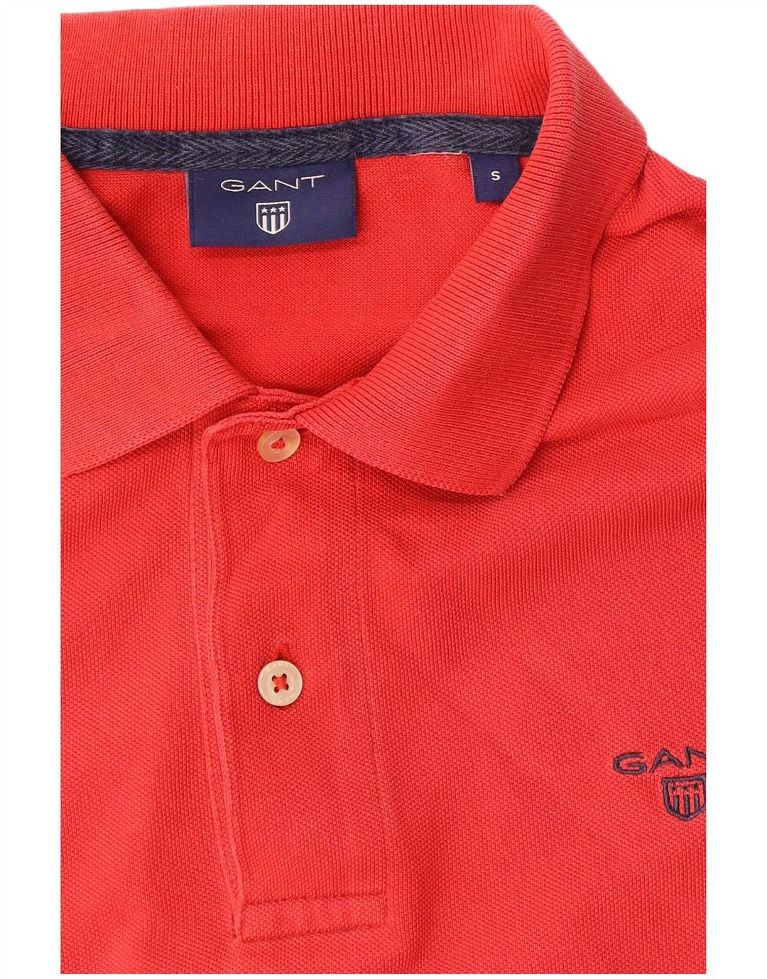 Camisa polo masculina GANT pequena vermelha