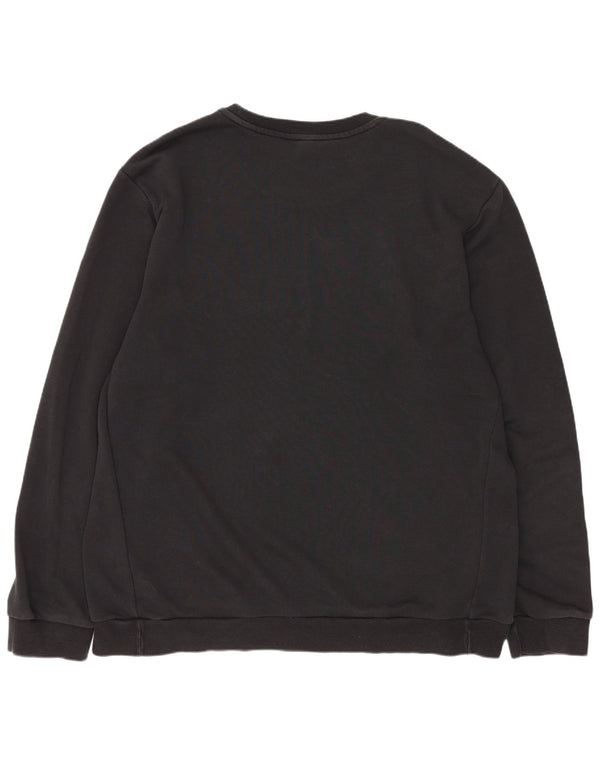 Adidas Mens Graphic Regular Fit Moletom Jumper XL Preto Algodão