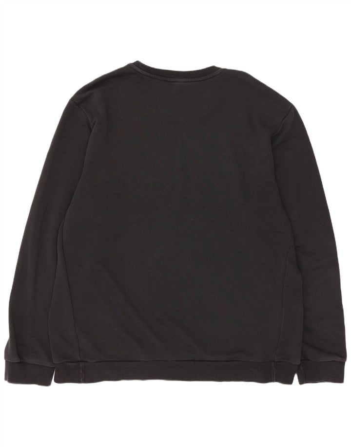 Adidas Mens Graphic Regular Fit Moletom Jumper XL Preto Algodão