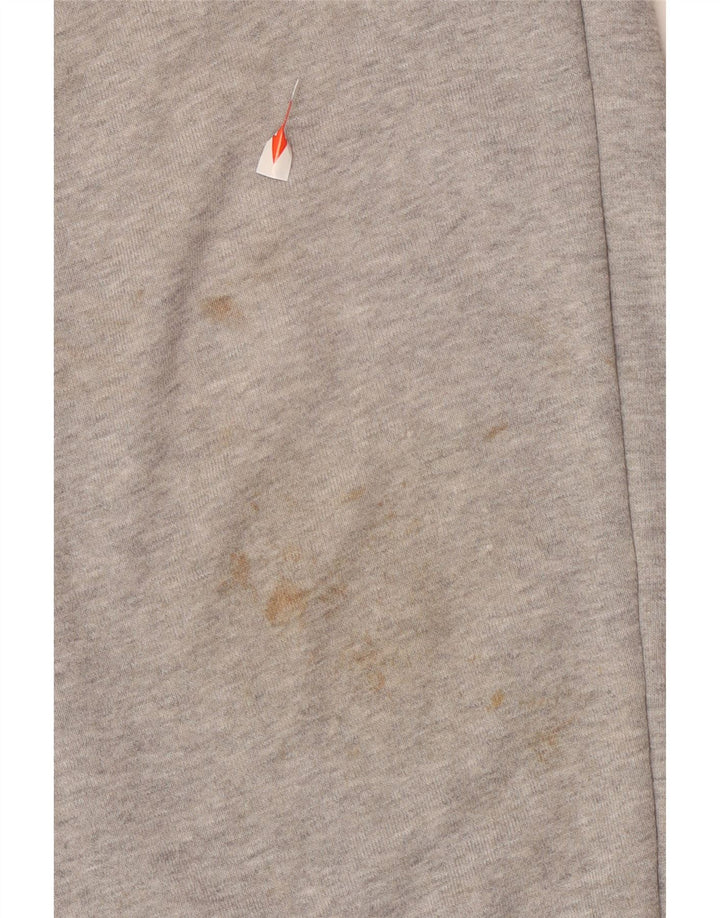 Adidas masculino gráfico calças de treino joggers grande algodão cinza