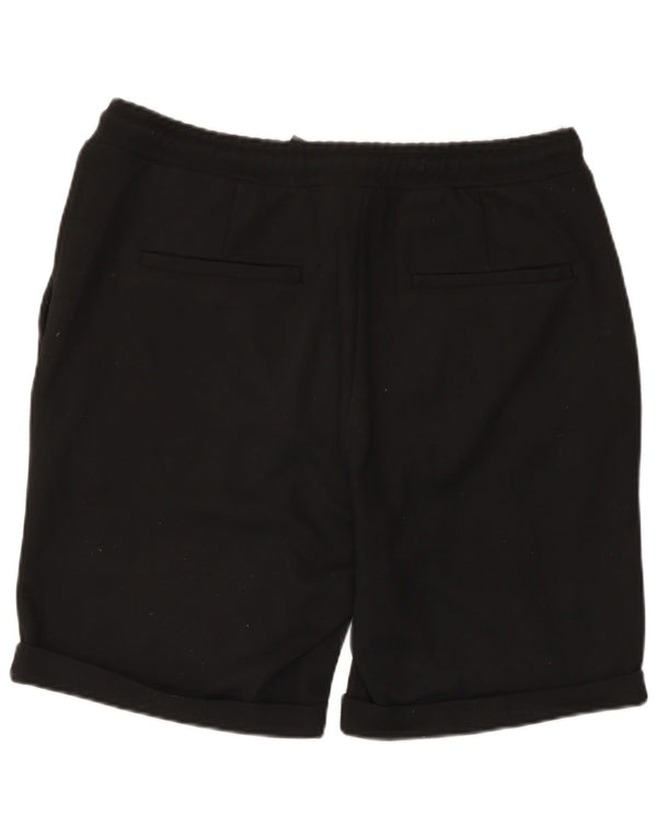 Zara Mens Sport Shorts Grande Poliéster Preto